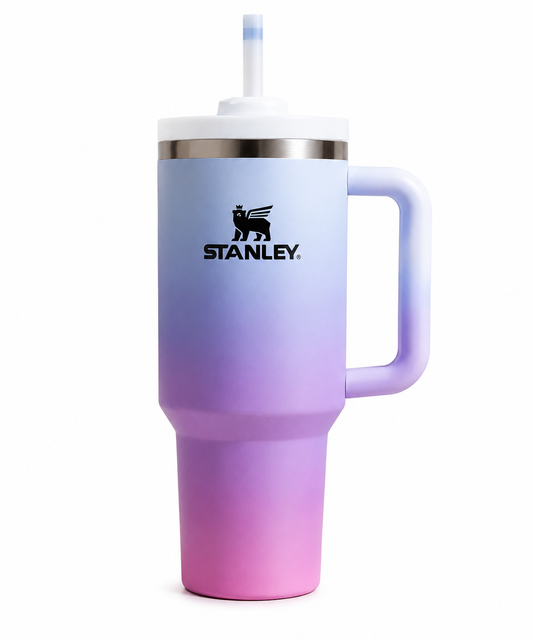 Pink Purple Textured Tumbler