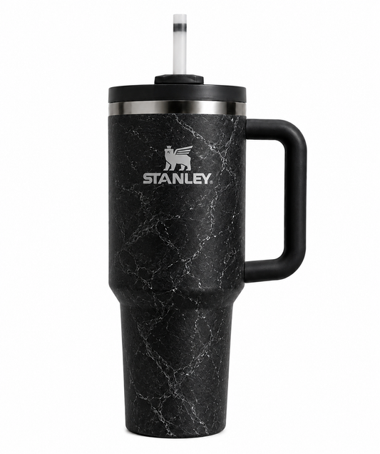 Black Textured Tumbler